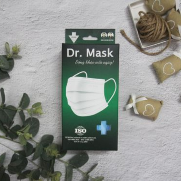  Dr.Mask - Hộp 30 khẩu trang y tế 4 lớp kháng khuẩn 