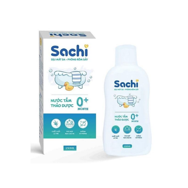  Nước tắm thảo dược Sachi 0M+ (250ml) 