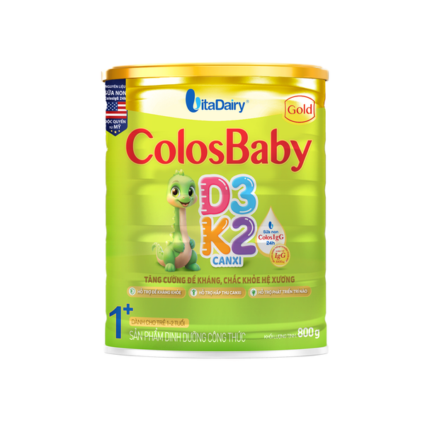  Sữa bột ColosBaby Gold D3K2 1+ (800g) 