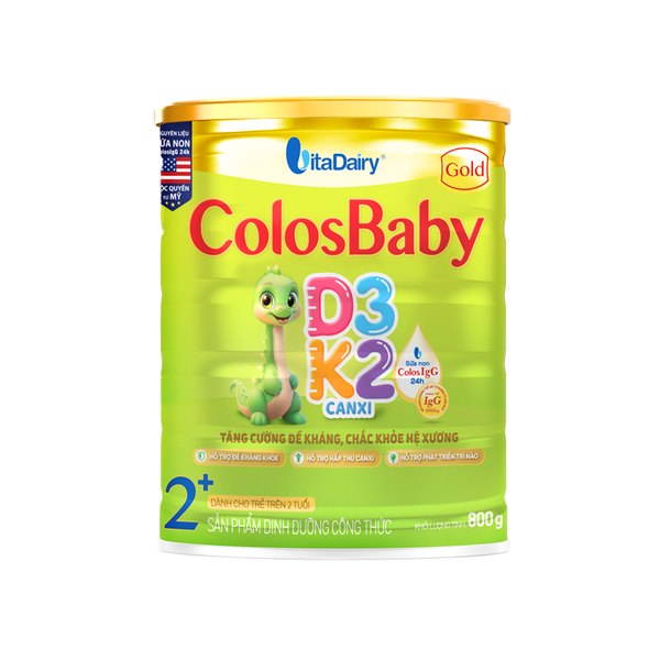  Sữa bột ColosBaby Gold D3K2 2+ (800g) 