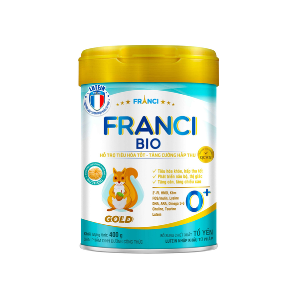  Sữa bột Franci Bio Gold 0+ (400g) 
