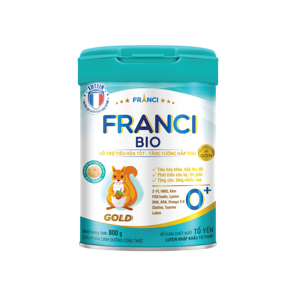  Sữa bột Franci Bio Gold 0+ (800g) 