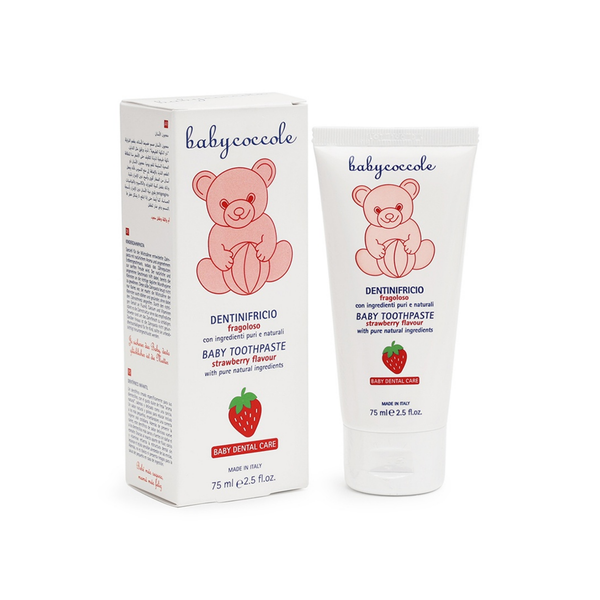  Kem đánh răng Babycoccole hương dâu 12M+ (75 ml) 