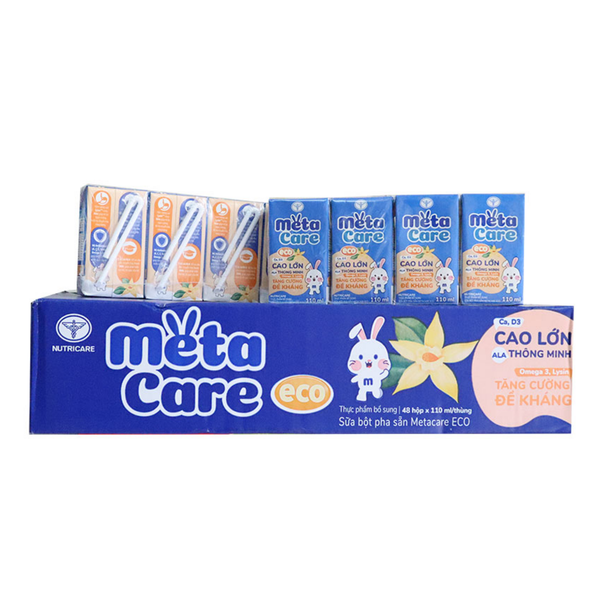  Sữa nước MetaCare Eco (110ml x 4 hộp) 