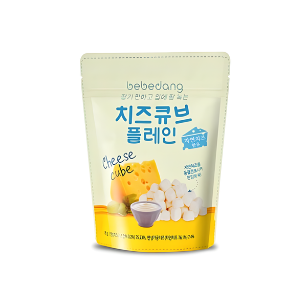  Phô mai sấy lạnh Bebedang vị tự nhiên 6M+ (16g) 
