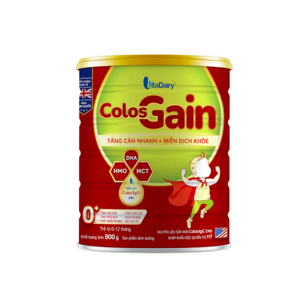  Sữa bột Colos Gain 0+ (800g) 