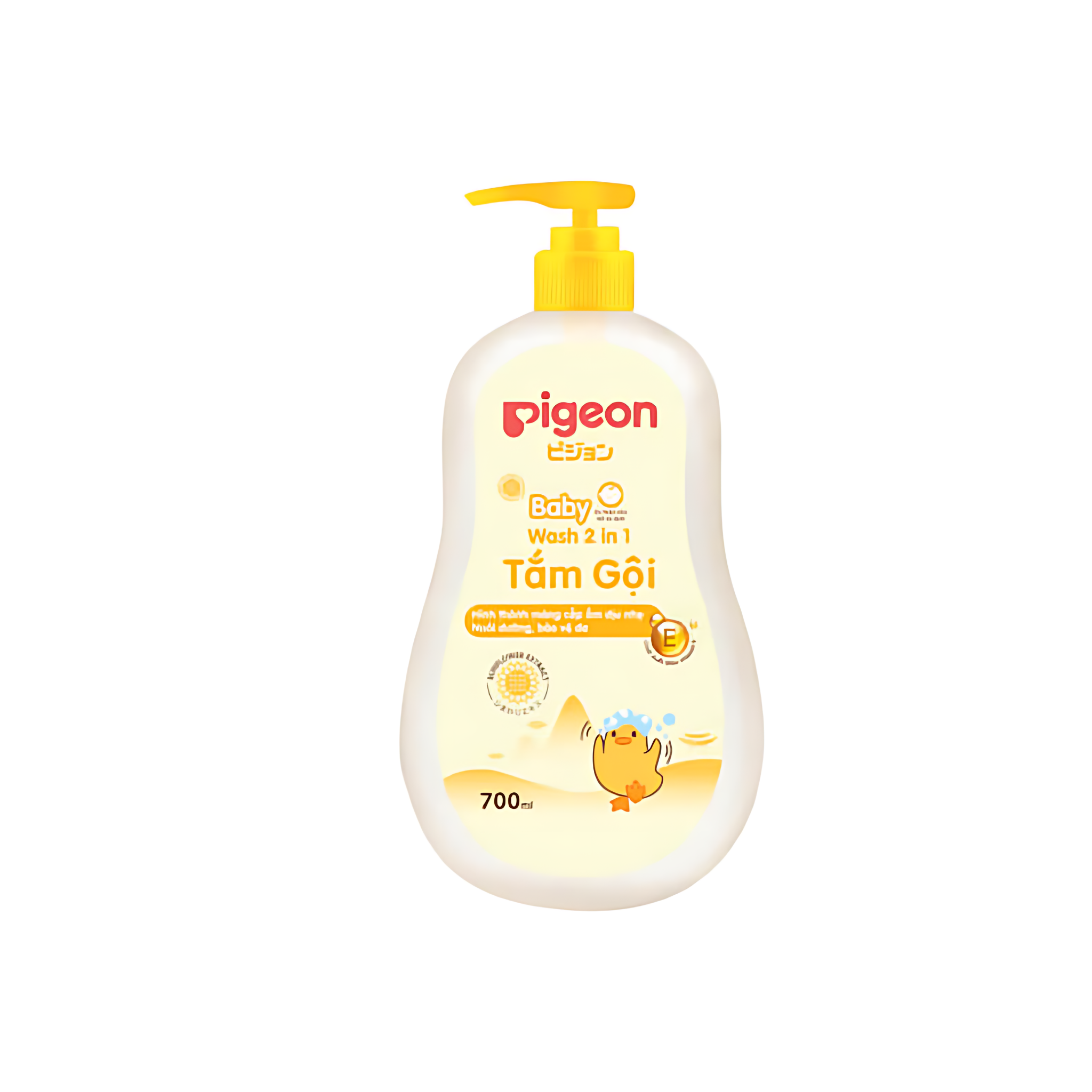  Tắm gội Pigeon 2 in 1 chiết xuất hoa hướng dương (700ml) 