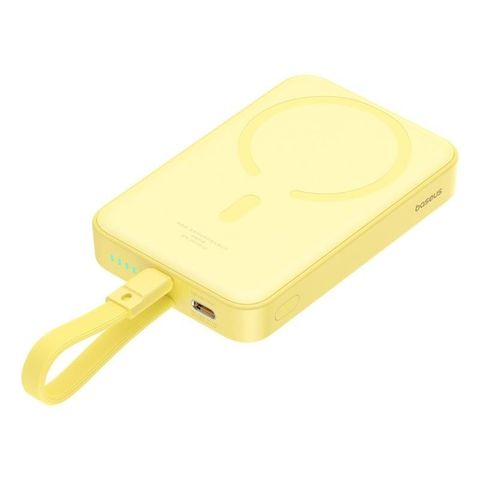  Pin Dự Phòng Baseus 30W Sạc Không Dây 10.000mah (Vàng) Tích hợp cáp TypeC 