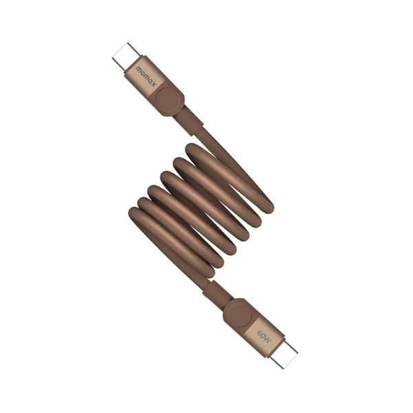  Cáp C to C Momax Mag Link 100W (1m)- Vàng Titan 