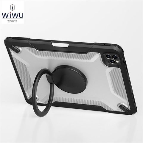  Ốp iPad 11 Wiwu Mecha Rotative 360 (Đen) 