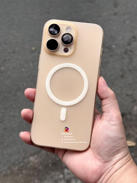  Ốp 16 Promax Memumi Lụa Magsafe - Desert 