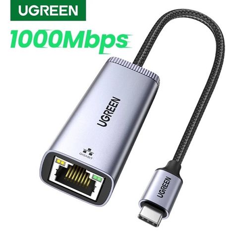  Adapter Ugreen Type C To RJ45 Gigabit Ethernet 100mb 