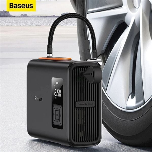  Bơm Lốp Baseus Mega-Piston Đôi 