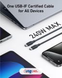  Cáp Anker 543 C-C Nylon Bio-Braided 0.9m (Đen) A80E5 