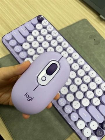  Chuột Logitech Pop Emoji (Tím) 