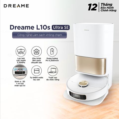  Robot Dreame L10S Ultra SE Hút Bụi Lau Nhà+Giặt Giẻ 