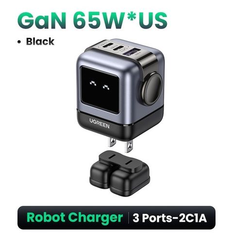  Sạc Ugreen 65W RoboGaN Mini (Xám) 