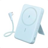  Pin Anker Zolo 1C 15W 10000mah (Magnetic, Built-In USB-C Cable) Xanh-A1685 