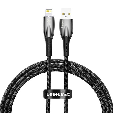  Cáp Baseus Glimmer Usb Lightning 1m (Đen) 