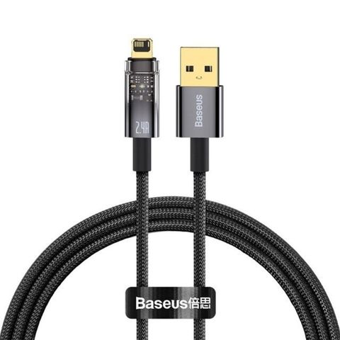  Cáp Baseus Tự Ngắt Explorer USB Lightning 1m 