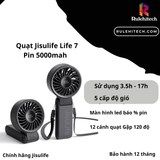  Quạt Cầm Tay Jisulife Life 7 (Đen)-5000mah 