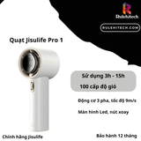  Quạt Cầm Tay Cao Cấp JISULIFE Pro1 (Trắng) 