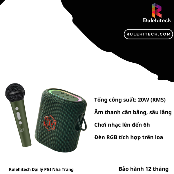  Loa Alpha Works SONIK Plus (Xanh Lá) 