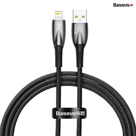  Cáp Baseus Glimmer Usb Lightning 1m (Đen) 