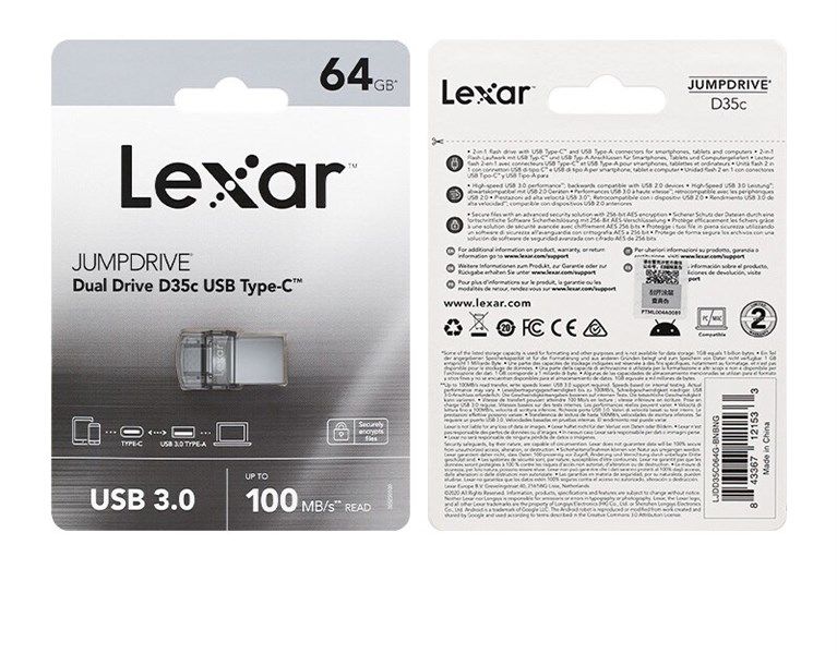  USB Lexar JumpDrive 3.0(64G) 