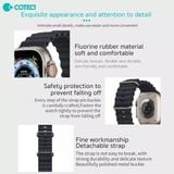  Dây Coteetci AppleWatch 40/41 Ocean Loop (cam - vàng) 