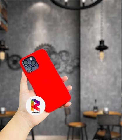  Ốp 14Promax Apple Silicon (Red) 