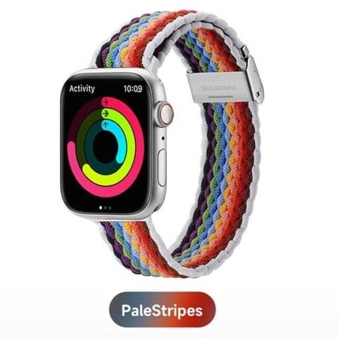  Dây Apple Watch DUX DUCIS Mixture 38/40/41 Pale Stripes 