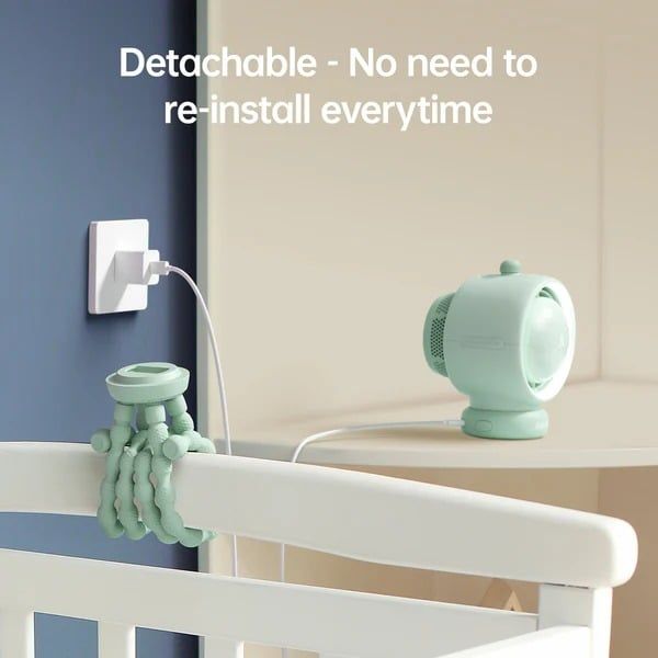  Quạt Kẹp Jisulife Life 2 - Nâu 