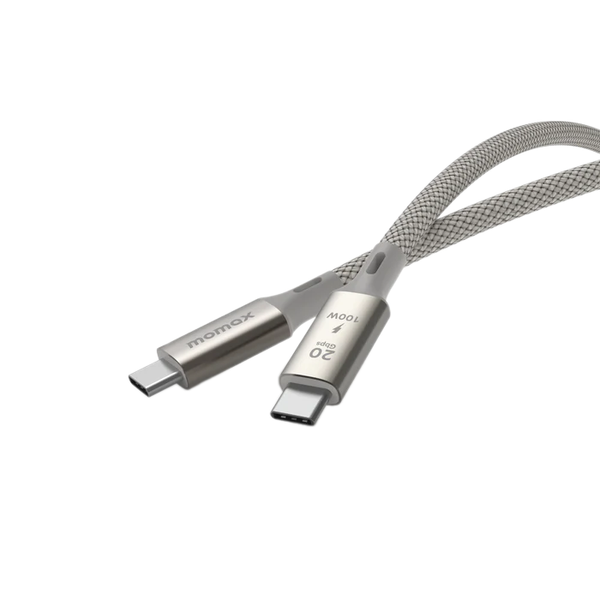  Cáp C to C Momax Elite 100W 1M - Gold (Thunderbolt 2 Tốc độ 20Gbps 4K/60hz) 