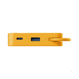  Pin Momax 20000mAh 1-Power X1 with Built-in USB-C Cable (Yellow) 