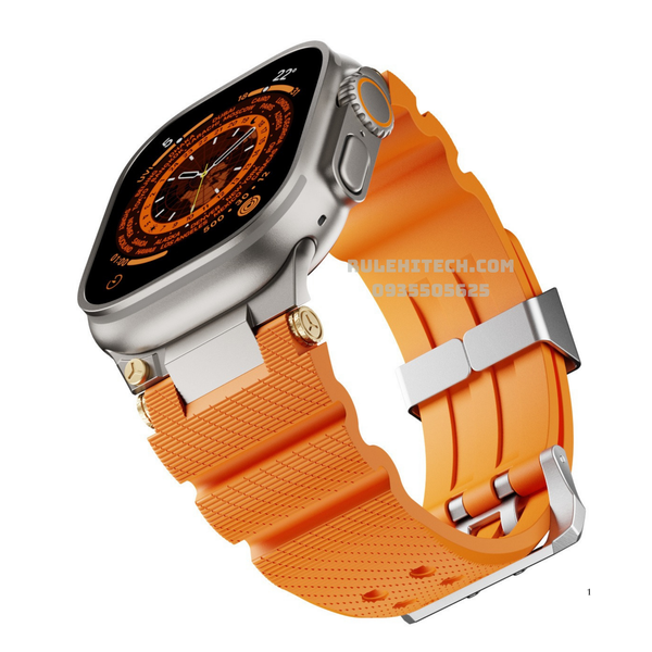  Dây Applewatch Ultra Redefine - Cam (Chốt Titan) 