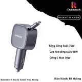  Tẩu sạc Anker Nano 75W 1C+Cáp C - A2738 