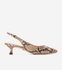 TAYLA KITTEN HEEL SLING PUMPS 45MM