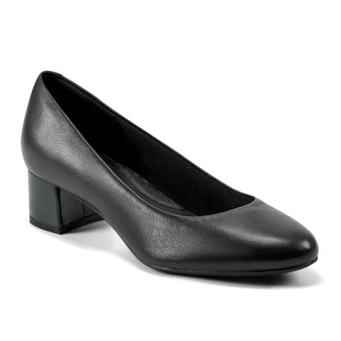 Rockport Total Motion Sydney Block Heel Plain Pump