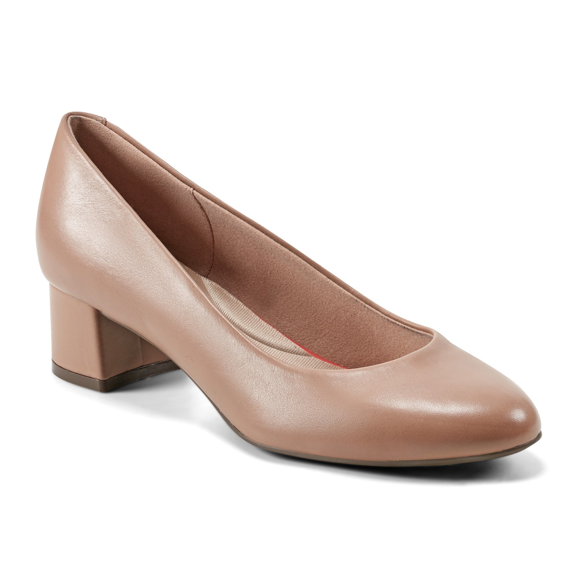 Rockport Total Motion Sydney Block Heel Plain Pump