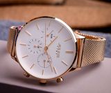  Đồng hồ nữ Julius Star JS-005 dây thép - Size 35 
