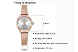  Đồng hồ nữ Julius Star JS-045 Kính Sapphire - Size 25 