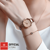  Đồng hồ nữ Julius JA-750 dây da nâu - Size 27 