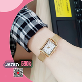  Đồng hồ nữ Julius JA-787 dây thép - Size 20 