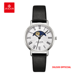  Đồng hồ cặp Julius JA-1308 dây da 