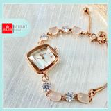  Đồng hồ nữ Julius JA-1425 dây đá Zircon - Size 20 