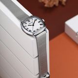  Combo Đồng hồ nữ Julius JA-1242 + dây da - Size 25 
