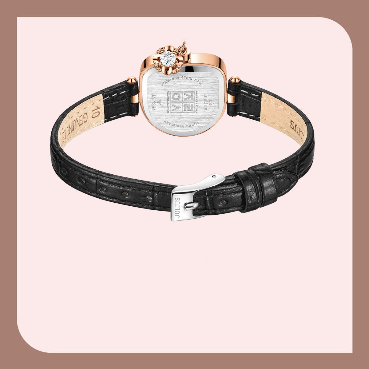  Đồng hồ nữ Julius JA-1394 dây da - Size 23 