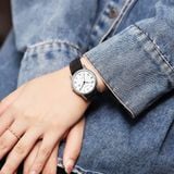  Đồng hồ nữ Julius JA-508 dây da nâu - Size 30 