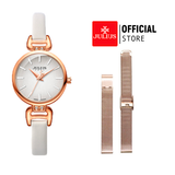  Combo đồng hồ nữ Julius JA-925 + dây thép - Size 25 